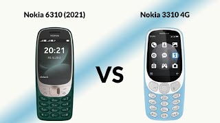 Nokia 6310 2021 VS Nokia 3310 4G  Full Comparison [upl. by Kay207]