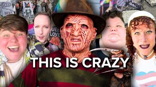 Reacting to Insane Woke TikToks Halloween Special [upl. by Arraeis188]