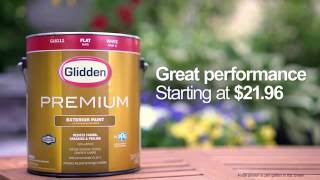 Glidden® Premium Exterior Paint [upl. by Sivra130]