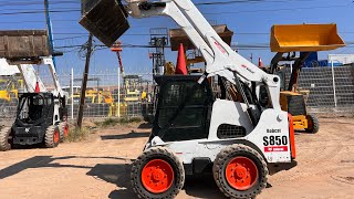 Minicargador Bobcat S850 2014 [upl. by Mishaan]