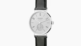 Tangente 39 platinum gray from NOMOS Glashütte [upl. by Maiga]