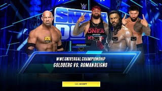 Wwe Universal Championship Goldberg VS Roman Reigns Match [upl. by Eirod568]