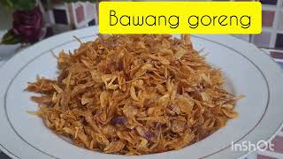 cara membuat bawang goreng gurih dan renyah kaplaleama4308 bawanggorenggurih [upl. by Kele]