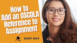 How to Add an OSCOLA Reference to Assignment EASY WAY Guidance [upl. by Bruno]