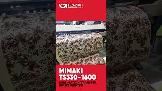 Mimaki TS3301600 Sublimation transfer inkjet printer [upl. by Selohcin]