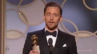 Tom Hiddleston dedicates his award to aid workers in Sudan [upl. by Juakn]