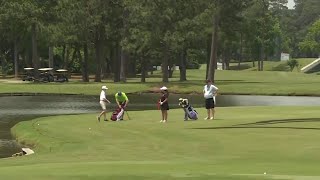 Watch the golf pros up close at The Insperity Invitational golf tournament in The Woodlands  Ho [upl. by Salamanca363]