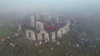 Stonehenge Summer Solstice 2022 Drone Footage 4K [upl. by Dracir]