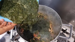 How To Make Afang Soup  Calabar Traditional Soup  Afang soup Recipe [upl. by Thornburg]