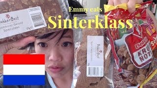 Emmy Eats Sinterklaas  tasting Dutch holiday sweets [upl. by Asserrac215]