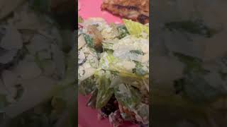 Grilled Chicken Breast amp Caesar Salad food delicious diet chickenrecipe [upl. by Bierman]