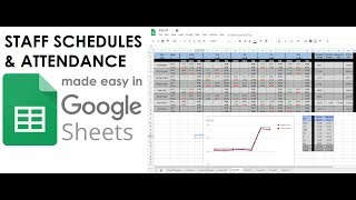 Employee Scheduling Attendance amp Payroll made easy in Google Sheets [upl. by Kilmarx]