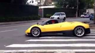 Pagani Zonda F ClubSport  Avenida Europa  São Paulo  Brazil  09022014 [upl. by Seymour789]