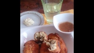 POMME DE TERRE FARCIE A LA VIANDE HACHEE FRIT [upl. by O'Meara]