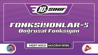 Fonksiyonlar5  Doğrusal Fonksiyon  10Sınıf Konu Anlatım  Akademi Serisi [upl. by Purpura]