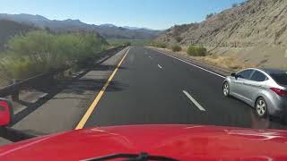 US 93 North through Arizona mountains Wikieup AZ [upl. by Alfons]