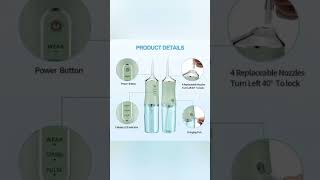 Oral Irrigator Portable Dental Water USB Rechargeable toothbrush cleanteeth teethcleaning fyp [upl. by Vinaya859]