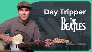 Day Tripper Guitar Lesson  The Beatles [upl. by Anirroc224]