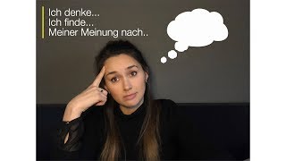 Redemittel Meinung äußern B1B2 Deutsch lernen Diskussion [upl. by Zillah]