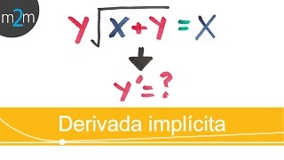 ✅ Como hacer una Derivación Implícita │ ejercicio 1 [upl. by Yeloc]