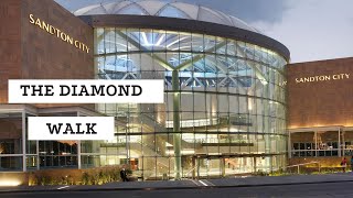 The Diamond Walk Tour in Sandton City Johannesburg  Most expensive place to shop in Africa [upl. by Hephzipa29]