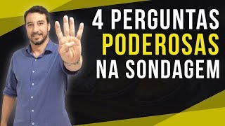 As 4 Perguntas Mais Poderosas Na Sondagem de Vendas  Hallamo Gifoni [upl. by Yvonner]