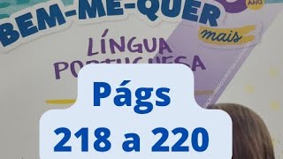 Bemmequer Mais  Língua Portuguesa  5° ano  págs 218 a 220  Formação de palavras derivação [upl. by Lais]