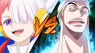 ONE PIECE CARD GAME UTA VS ENEL [upl. by Tcideneb]