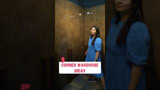 Corner Wardrobe Ideas wardrobe wardrobecorner interiordesign corner closet coloraza [upl. by Payne]