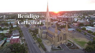 Bendigo Sacred Heart Cathedral  4k Drone [upl. by Hewart]