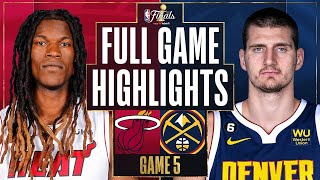 8 HEAT at 1 NUGGETS  FULL GAME 5 HIGHLIGHTS  June 12 2023 [upl. by Rosanna]