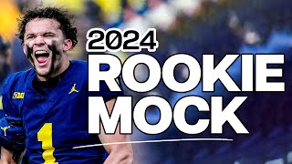 2024 Dynasty Football Rookie Mock Drafts [upl. by Natehc]