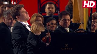 2018 World Cup Gala Concert  Denis Matsuev and Yelisey Mysin  Rachmaninov Italian Polka [upl. by Seadon]