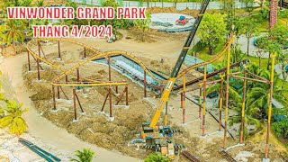 CẬP NHẬT TIẾN ĐỘ XÂY DỰNG VINWONDERS TẠI VINHOMES GRAND PARK THÁNG 42024 [upl. by Danzig318]