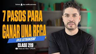 7 simples pasos para ganar una beca en el extranjero Omar Llerena [upl. by Annay]