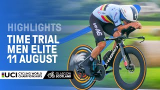 Men Elite Time Trial Highlights  2023 UCI Cycling World Championships [upl. by Aenehs]