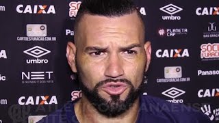 Entrevista pósjogo Paraná Clube 0x0 Atlético Paranaense  Weverton [upl. by Yenroc51]