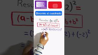 ✔️Binomio al cuadrado en 1 minuto algebra1 [upl. by Eba]