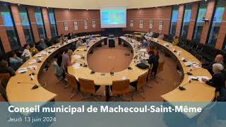 Conseil municipal de MachecoulSaintMême partie1 [upl. by Johnathan]