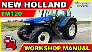 New Holland TM120 TM130 TM140 TM155 TM175 TM190 Workshop Repair Manual  ENGLISH  Download PDF [upl. by Bellis]