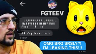 I EXPOSED FGTEEV IN 4K WITH LEAKED DMS [upl. by Ahseinet]