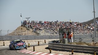 FIA WORLD RALLYCROSS CHAMPIONSHIP MontalegreRX PORTUGAL 2014 DAY ONE [upl. by Alehc]