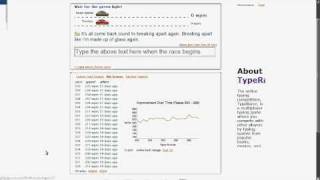 245 wpm race on TypeRacer [upl. by Addam]