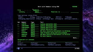 IBMi AS400 LookupLT Built in Function in RPGLE [upl. by Ahsratal]