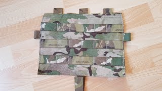 Crye Precision Front Panel AVS Detachable Molle Flap Multicam [upl. by Onairelav756]