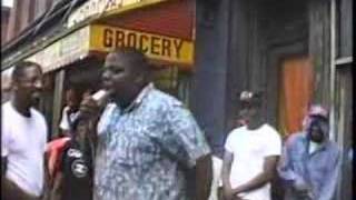 Notorious BIG freestyling in Bed Stuy at age 17 [upl. by Reginnej812]