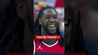 Montrezl Harrell Trash Talks Dennis Schröder 🍿 Shorts [upl. by Mickey]