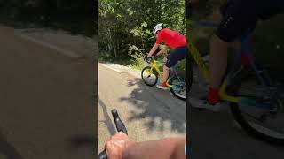 Cycling up Mont Ventoux tourdefrance cycling montventoux [upl. by Aitahs95]