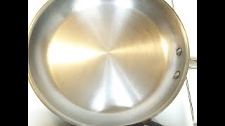 How To Season A Stainless Steel Pan For Beginners [upl. by Forrer124]