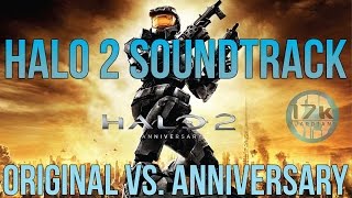 Halo 2 Soundtrack Original vs Anniversary  Video Comparison [upl. by Nonez]